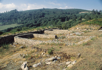 Restos arqueologicos del Castro de Graña.
